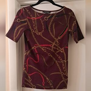 Chain Print Women's Top